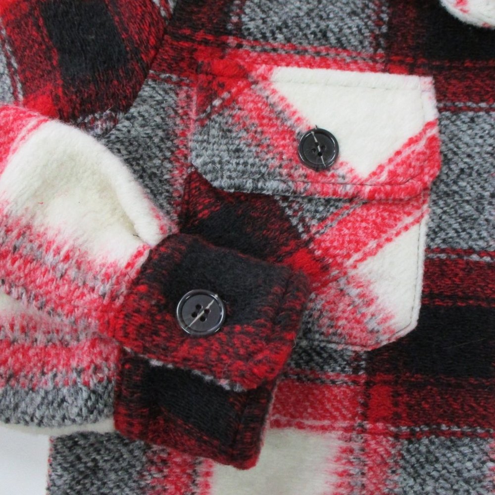 SOLD OUT!!! WB Plaid Cropped Trucker Jacket - Picture 5 of 5